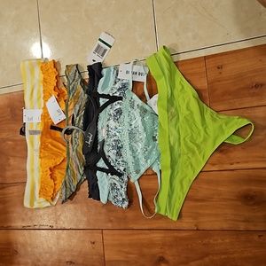 8 Large UO hot pastel lace cutout undies panties thongs variety bundle